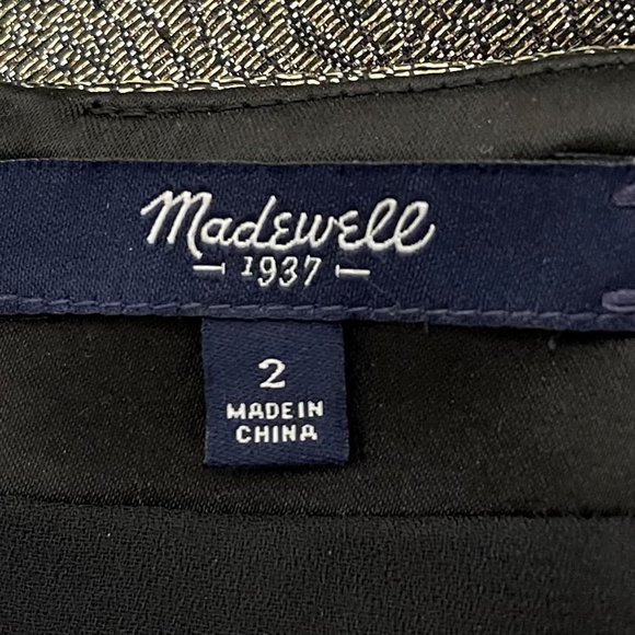 Madewell Gold Metallic Chic A Line Mini Skirt ECU - Picture 5 of 9